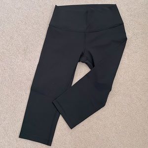 Lululemon Wunder Under Crop Leggings High Rise